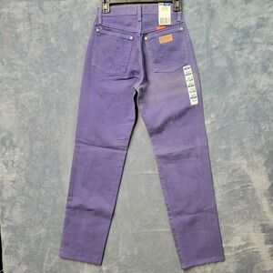 Wrangler Shadow Canyon Slim Fit Purple Jeans Vintage New With Tags USA 3 x 34